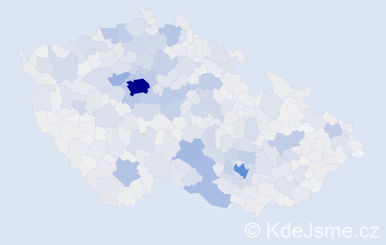 Příjmení: 'Pokorná', počet výskytů 11051 v celé ČR