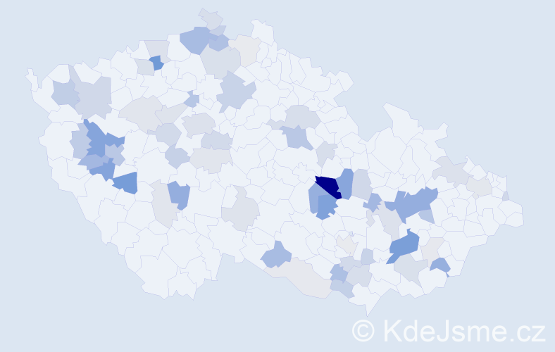 Příjmení: 'Schaffer', počet výskytů 165 v celé ČR