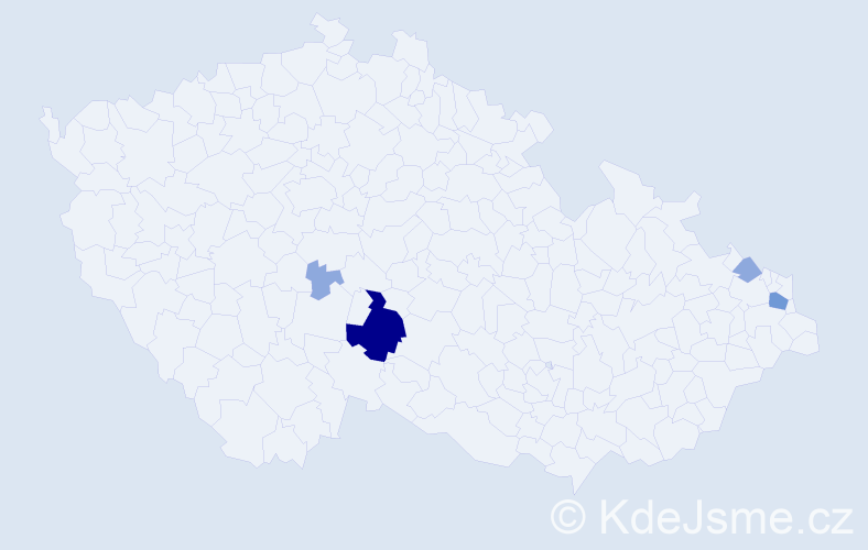 Příjmení: 'Glejteková', počet výskytů 10 v celé ČR