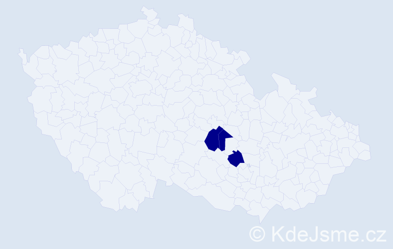 Příjmení: 'Sobko', počet výskytů 3 v celé ČR