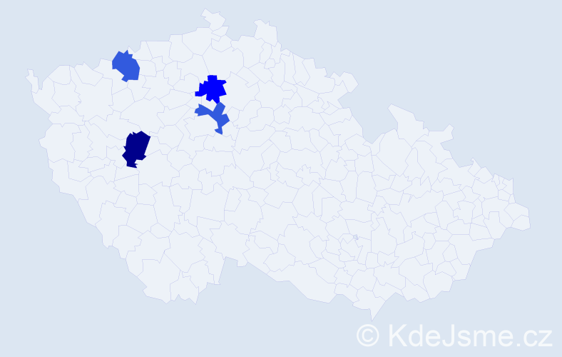Příjmení: 'Fijala', počet výskytů 15 v celé ČR
