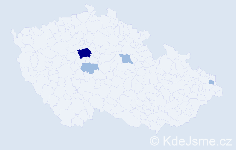 Příjmení: 'Neuralová', počet výskytů 7 v celé ČR