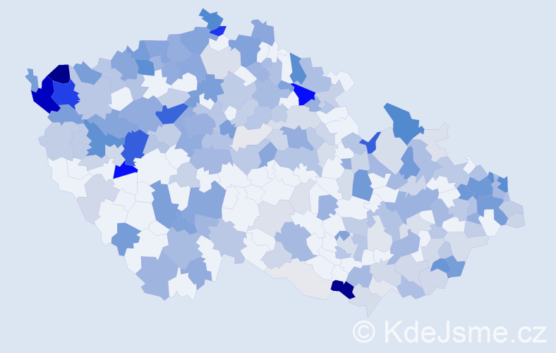 Příjmení: 'Lukáčová', počet výskytů 775 v celé ČR