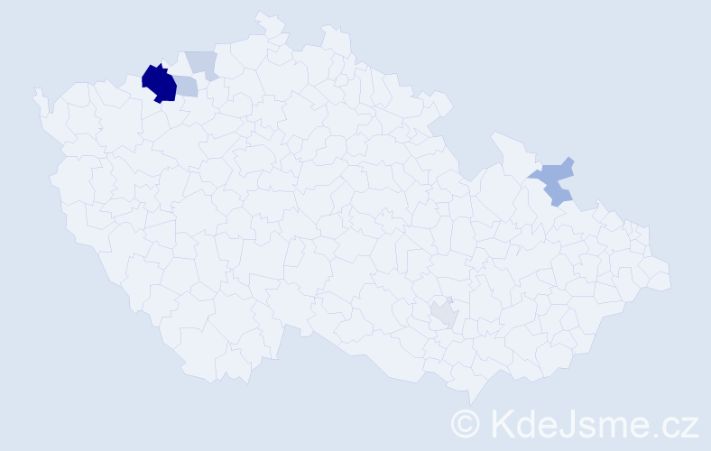 Příjmení: 'Berthold', počet výskytů 14 v celé ČR