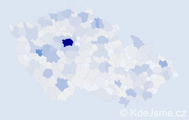 Příjmení: 'Lukešová', počet výskytů 2870 v celé ČR