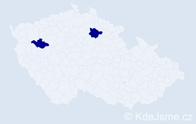 Příjmení: 'Ceapa', počet výskytů 2 v celé ČR