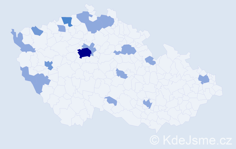 Příjmení: 'Pham Tuan', počet výskytů 30 v celé ČR