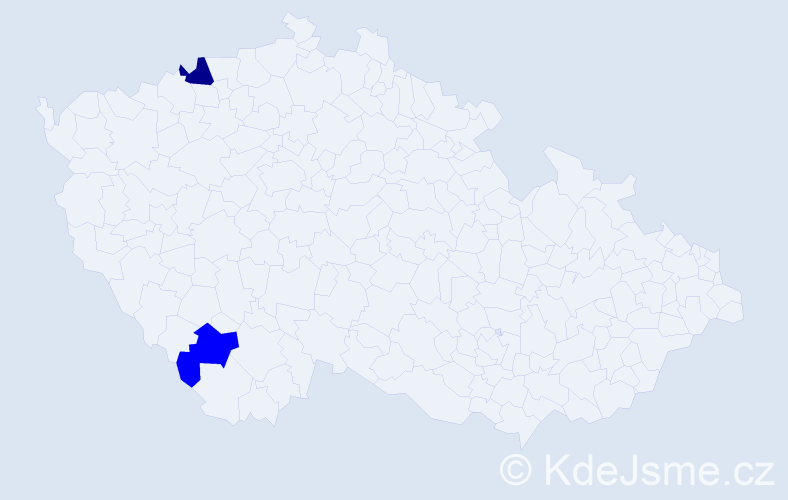 Příjmení: 'Kusche', počet výskytů 5 v celé ČR