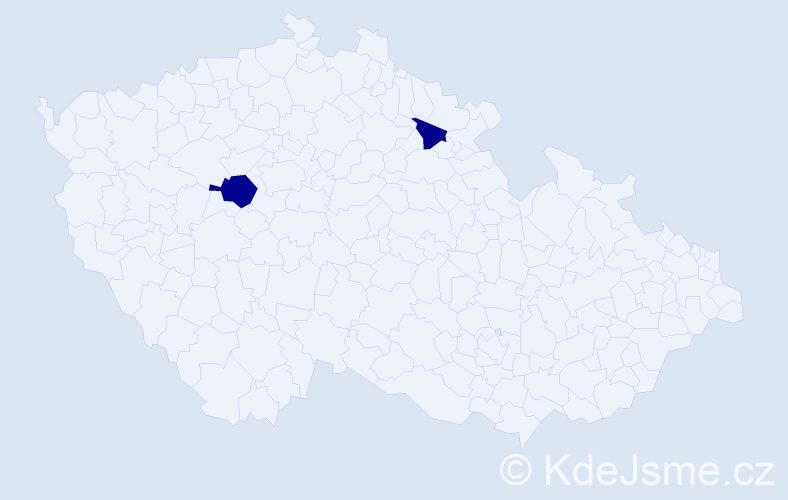 Příjmení: 'Gökçen', počet výskytů 3 v celé ČR