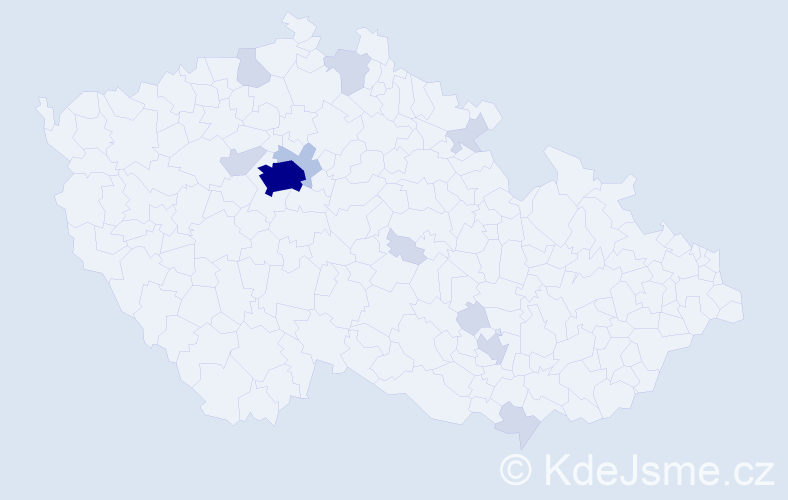 Příjmení: 'Shcherba', počet výskytů 26 v celé ČR