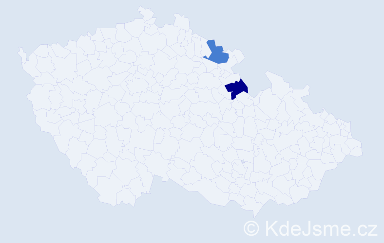 Příjmení: 'Bielewicz', počet výskytů 2 v celé ČR