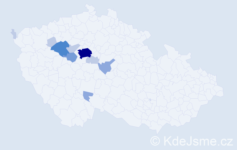 Příjmení: 'Drakslová', počet výskytů 26 v celé ČR