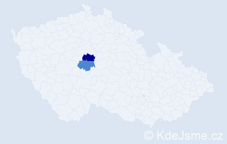 Příjmení: 'Višvarda', počet výskytů 6 v celé ČR