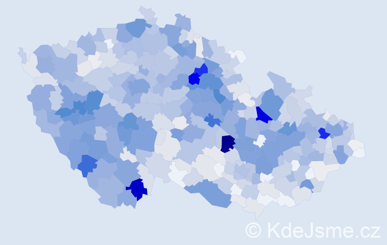 Příjmení: 'Tomášková', počet výskytů 3858 v celé ČR