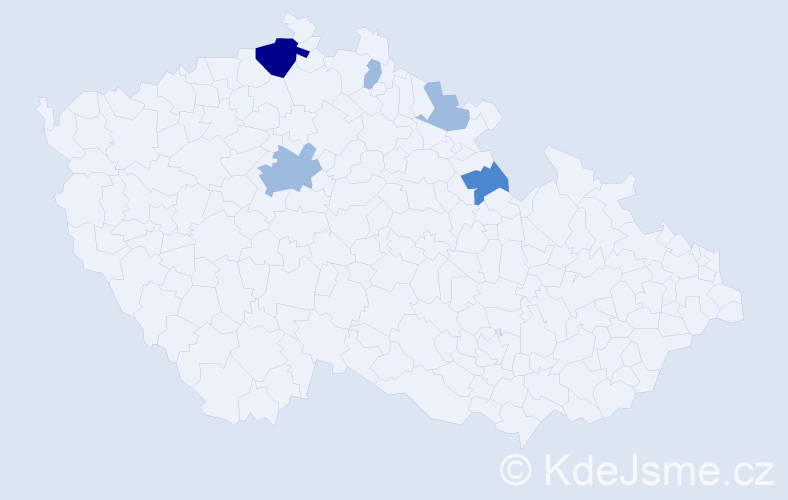 Příjmení: 'Kolorenč', počet výskytů 10 v celé ČR