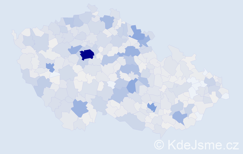 Příjmení: 'Mach', počet výskytů 5027 v celé ČR