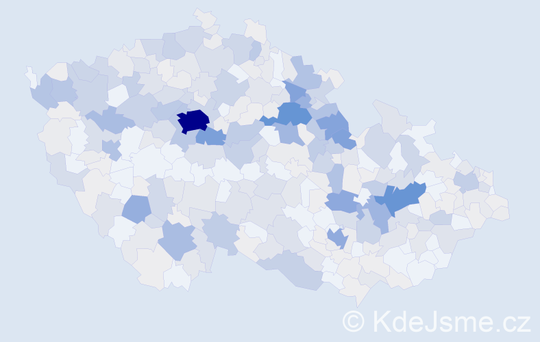 Příjmení: 'Hynková', počet výskytů 1664 v celé ČR