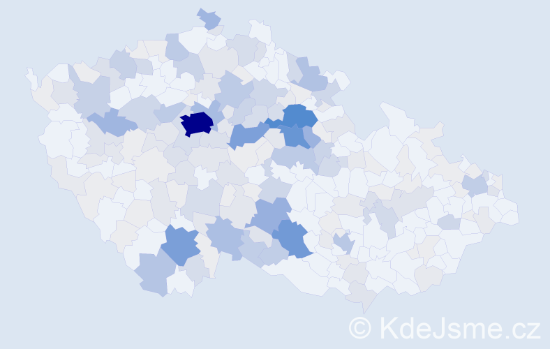 Příjmení: 'Píša', počet výskytů 872 v celé ČR