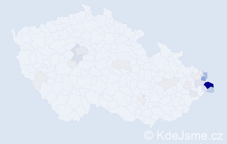 Příjmení: 'Stebel', počet výskytů 150 v celé ČR