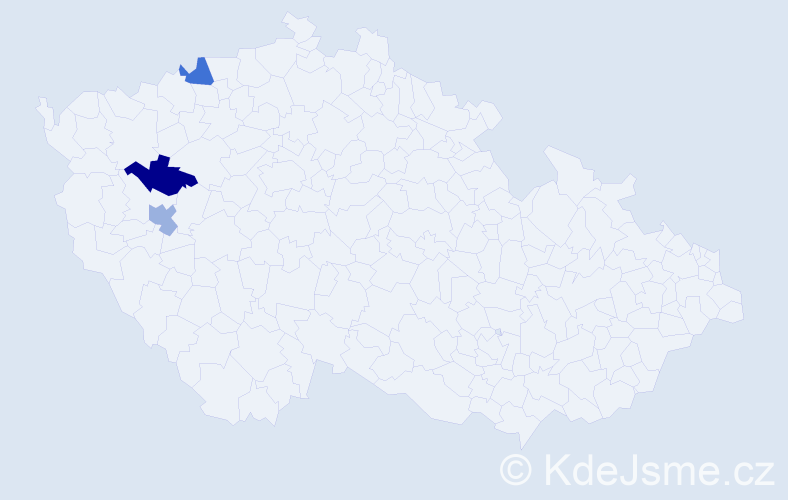 Příjmení: 'Krivánková', počet výskytů 3 v celé ČR