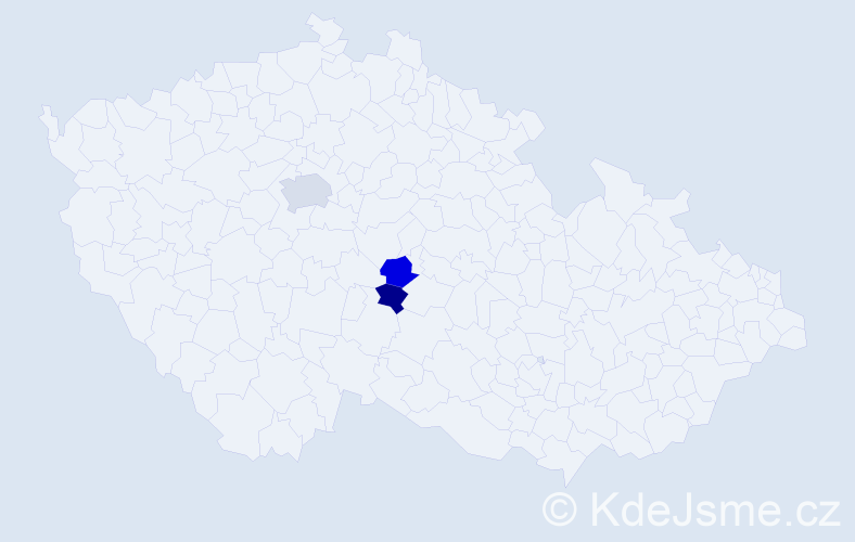 Příjmení: 'Effa', počet výskytů 4 v celé ČR