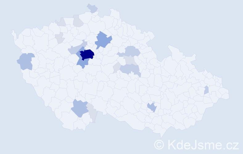 Příjmení: 'Loukotka', počet výskytů 57 v celé ČR