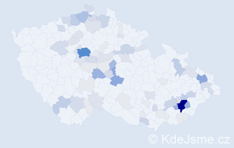 Příjmení: 'Marušák', počet výskytů 248 v celé ČR