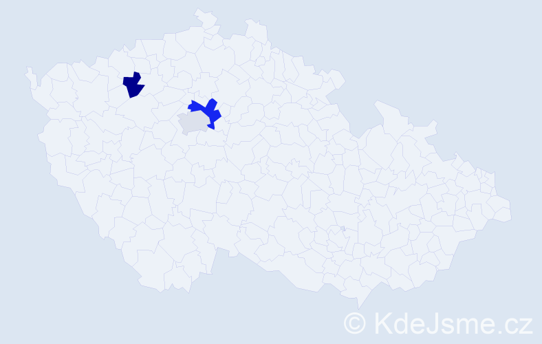 Příjmení: 'Mixtajová', počet výskytů 4 v celé ČR
