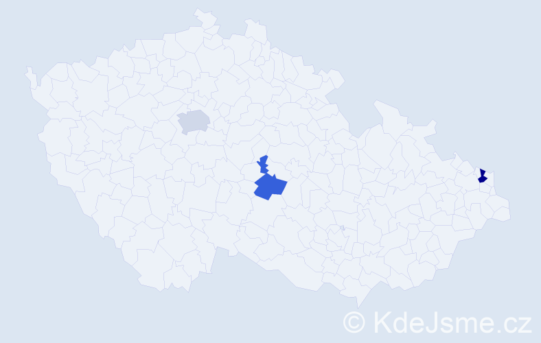 Příjmení: 'Raunigr', počet výskytů 8 v celé ČR