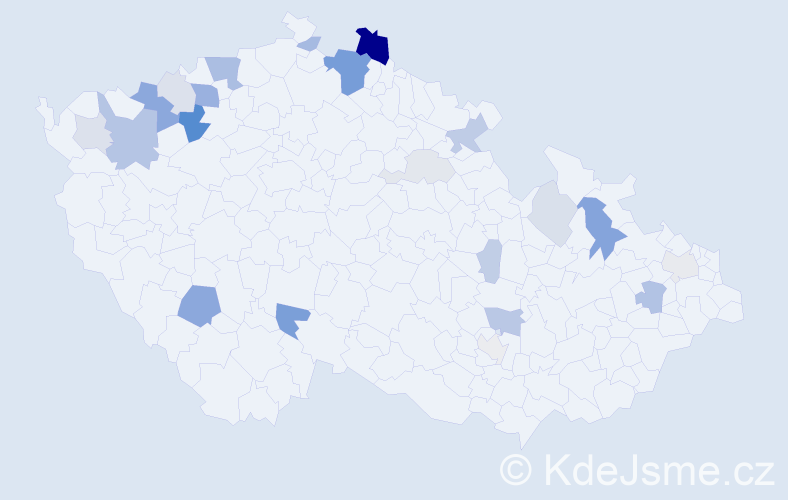 Příjmení: 'Dedecius', počet výskytů 58 v celé ČR