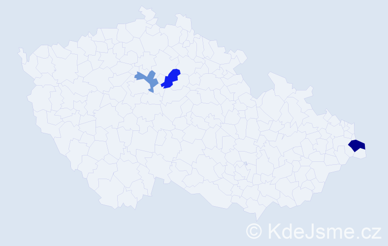 Příjmení: 'Squerziová', počet výskytů 4 v celé ČR