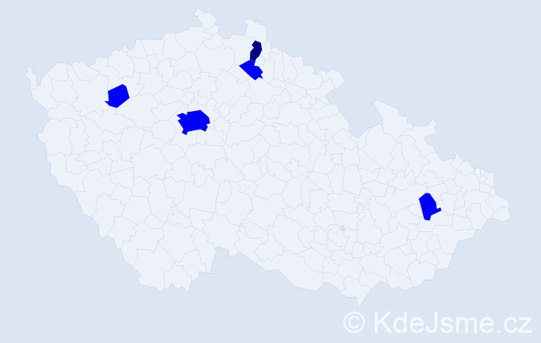 Příjmení: 'Hilgartnerová', počet výskytů 6 v celé ČR