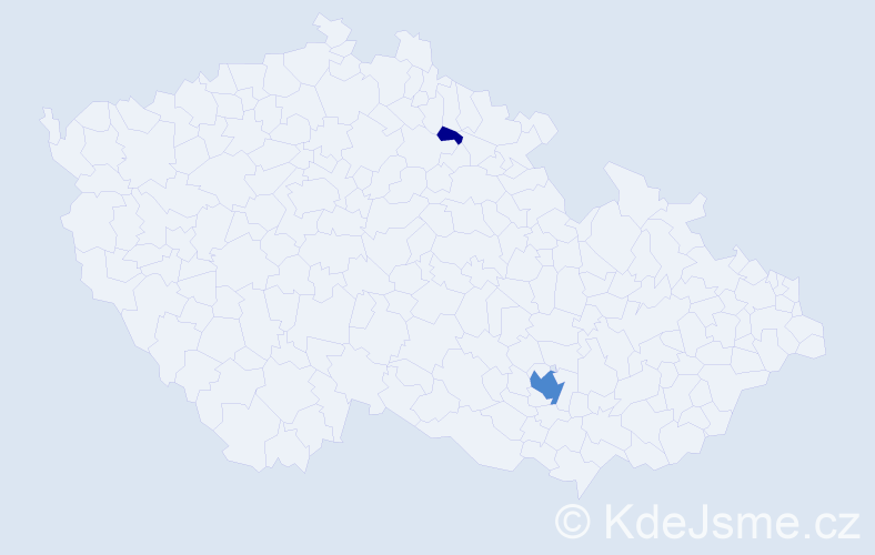 Příjmení: 'Rosputniaková', počet výskytů 4 v celé ČR