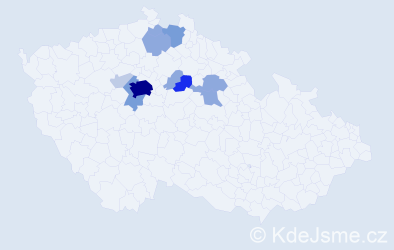 Příjmení: 'Fifernová', počet výskytů 34 v celé ČR