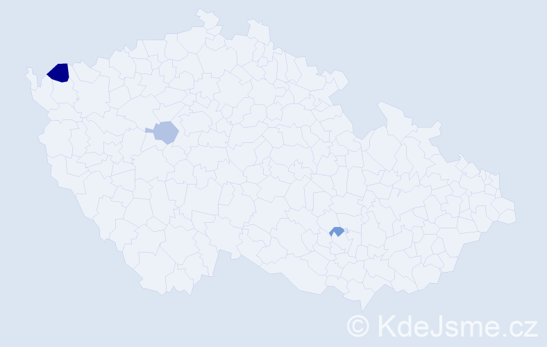 Příjmení: 'Logvin', počet výskytů 4 v celé ČR