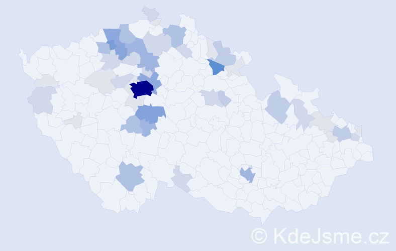 Příjmení: 'Kühnelová', počet výskytů 166 v celé ČR