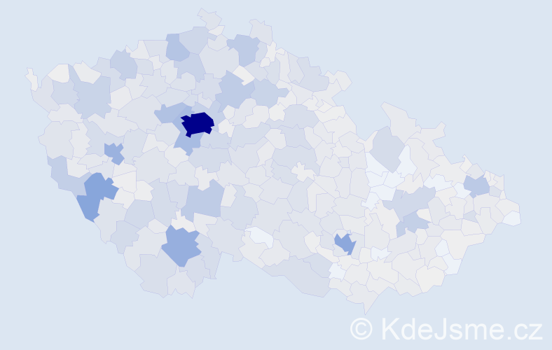Příjmení: 'Janda', počet výskytů 5145 v celé ČR
