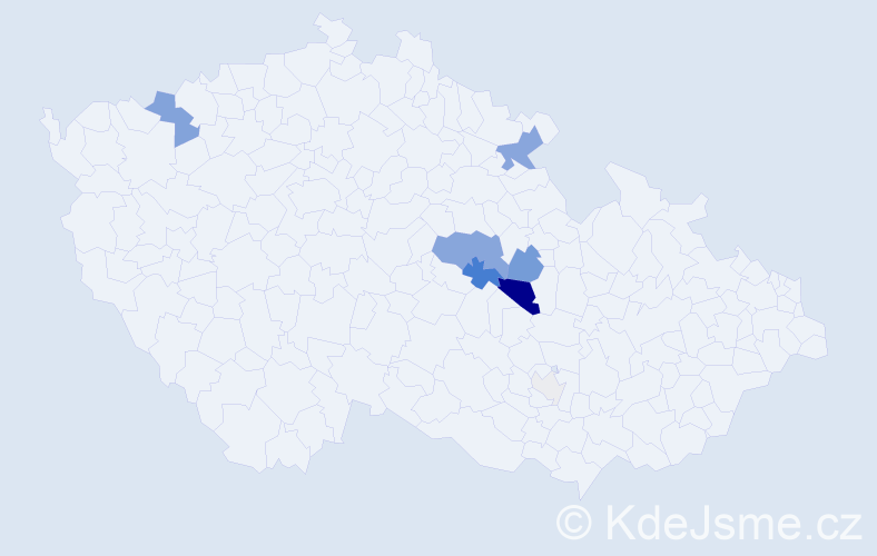 Příjmení: 'Rompotl', počet výskytů 30 v celé ČR