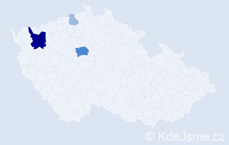 Příjmení: 'Loziaková', počet výskytů 7 v celé ČR