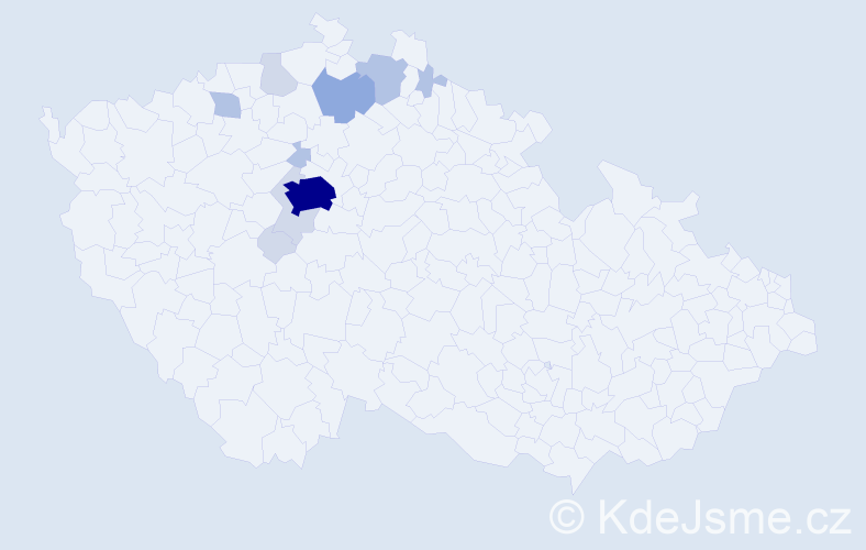Příjmení: 'Sibřinová', počet výskytů 30 v celé ČR