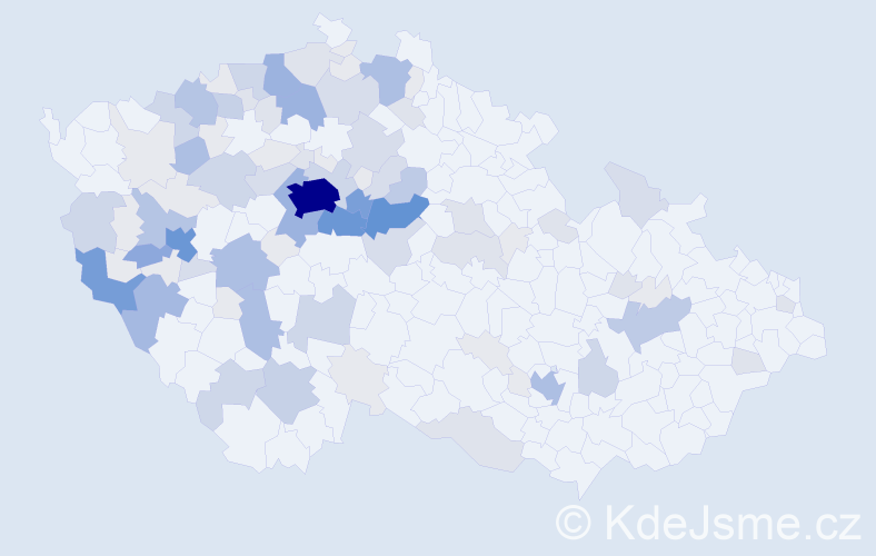 Příjmení: 'Kaše', počet výskytů 383 v celé ČR