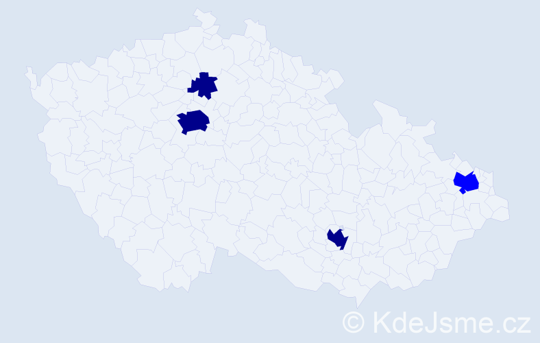 Příjmení: 'Wolfe', počet výskytů 7 v celé ČR