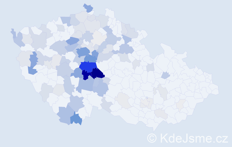Příjmení: 'Vosátková', počet výskytů 443 v celé ČR