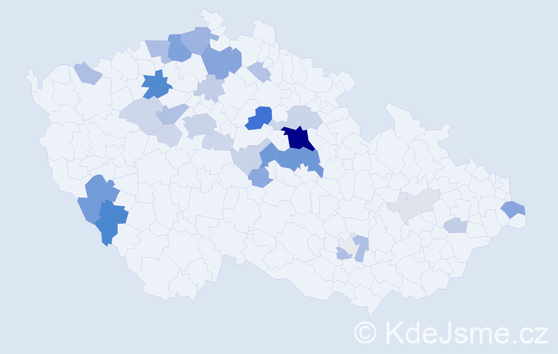 Příjmení: 'Ipser', počet výskytů 97 v celé ČR