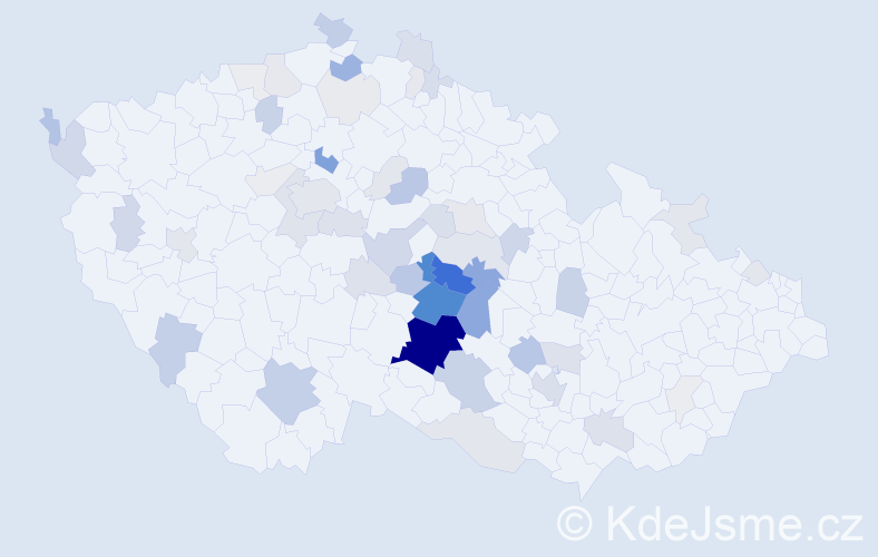 Příjmení: 'Vomela', počet výskytů 227 v celé ČR