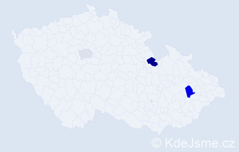 Příjmení: 'Luchynska', počet výskytů 3 v celé ČR