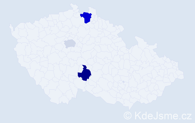 Příjmení: 'Chernelytskyy', počet výskytů 4 v celé ČR