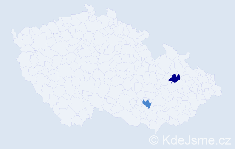 Příjmení: 'Leheza', počet výskytů 4 v celé ČR