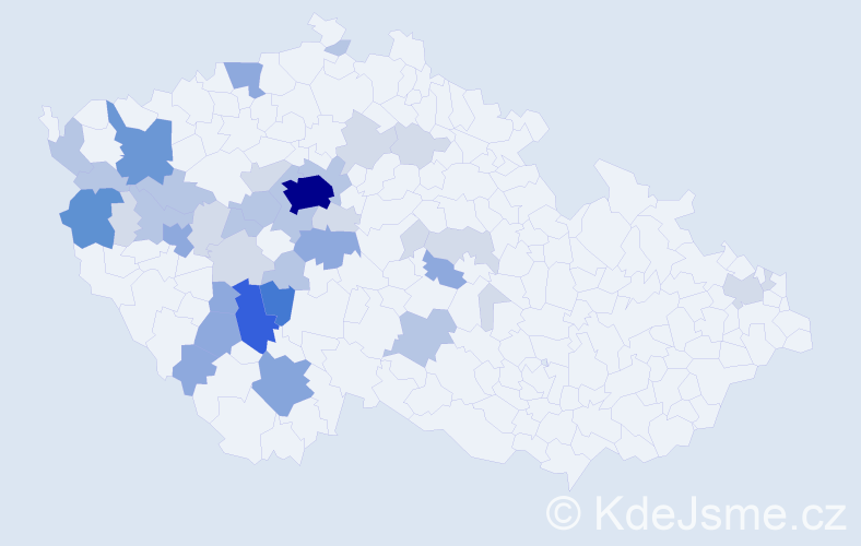 Příjmení: 'Rozhoňová', počet výskytů 108 v celé ČR
