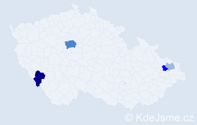 Příjmení: 'Ballaschová', počet výskytů 10 v celé ČR